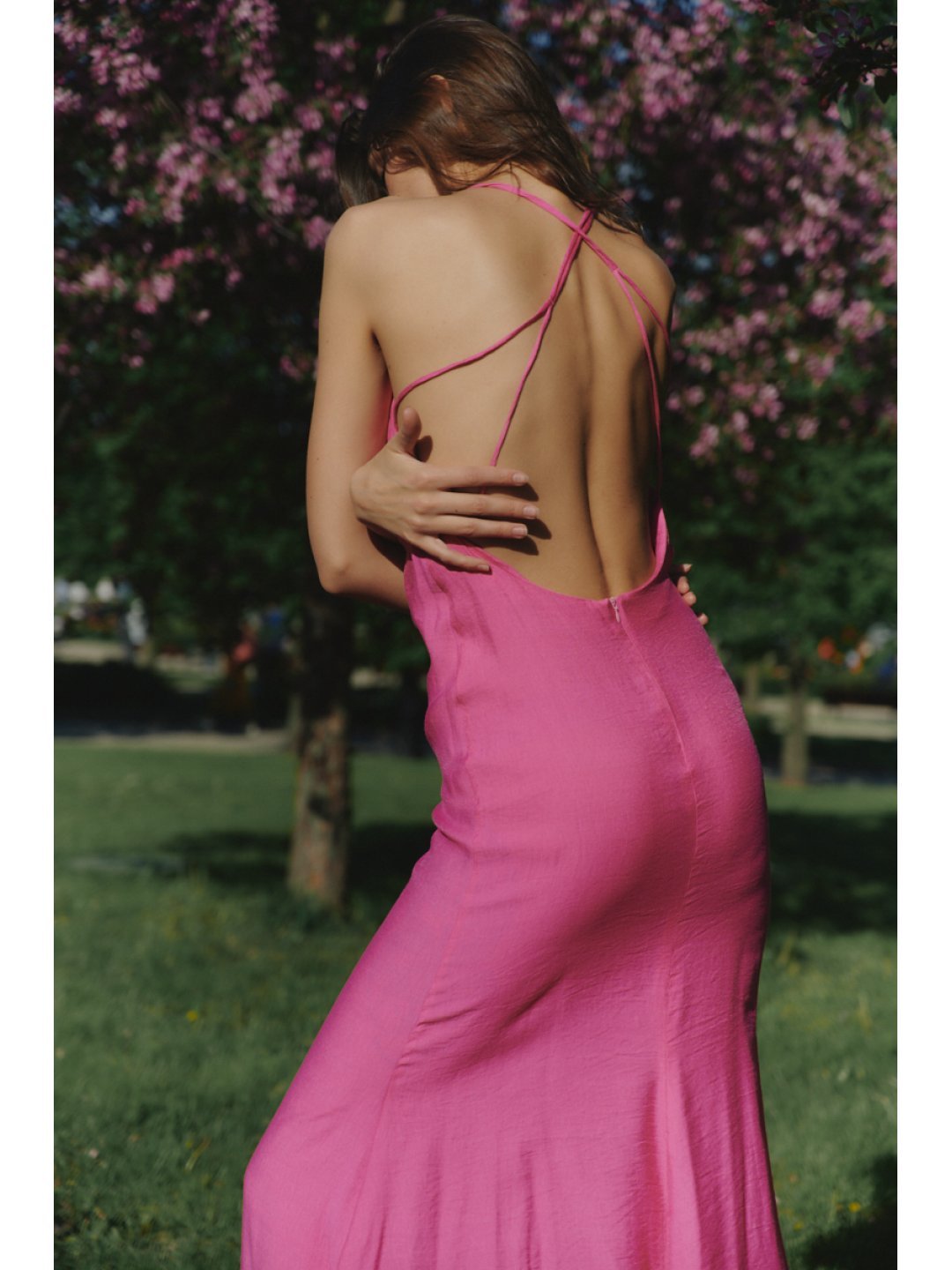 Платье с ниточками розовое_2