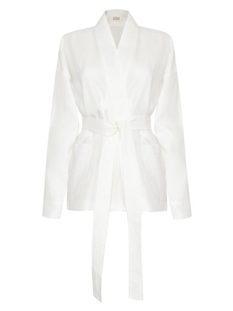 Пиджак-кимоно белый